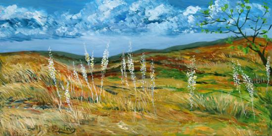 Landscape painting, home design, Betty Rubinstein gallery in Tel Aviv, israeli artisraeli art