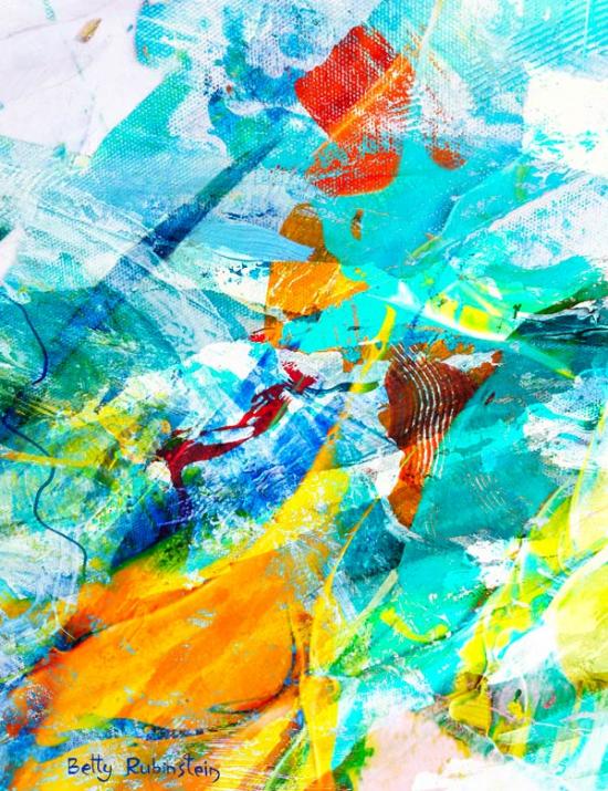 Betty Rubinstein, painting for home design, abstract painting, art for sale, colorful abstract, contemporary art