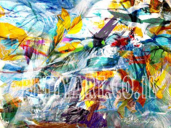 abstract painting, acrylic painting for home design, colorful abstract