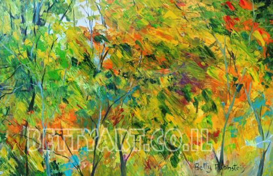 abstract painting,  landscape of Israel,mood painting for home, acrylic painting, painting on canvas 