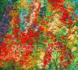 abstract painting,  landscape of Israel,mood painting for home, acrylic painting, painting on canvas 